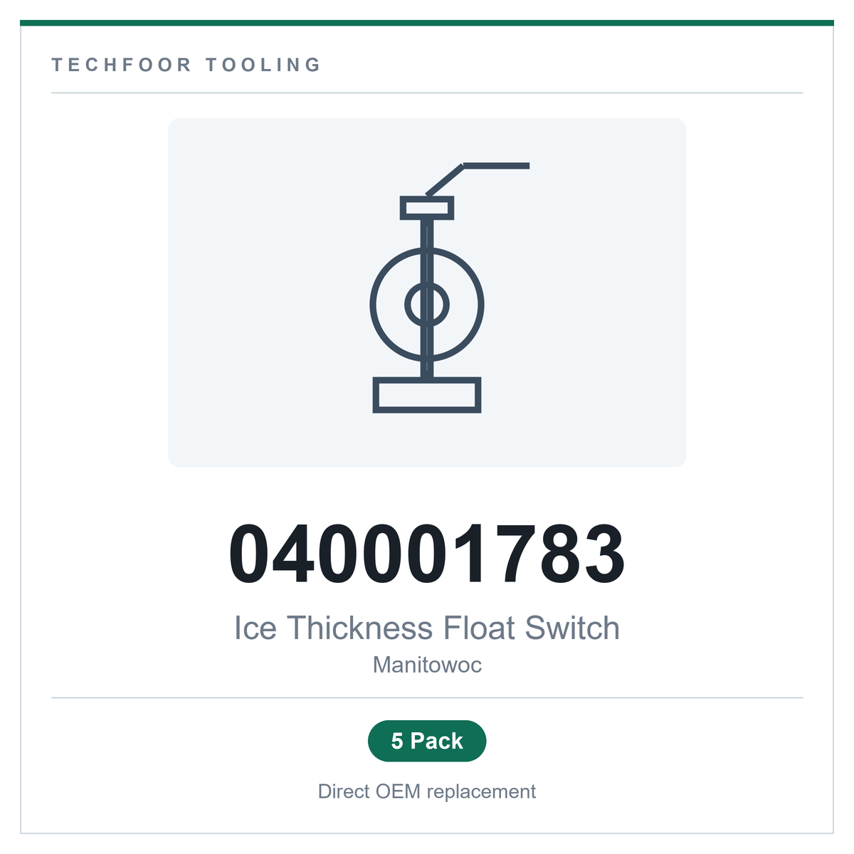 040001783 Ice Thickness Float Switch — Manitowoc Ice Machine — Value Pack of 5 - Image 6
