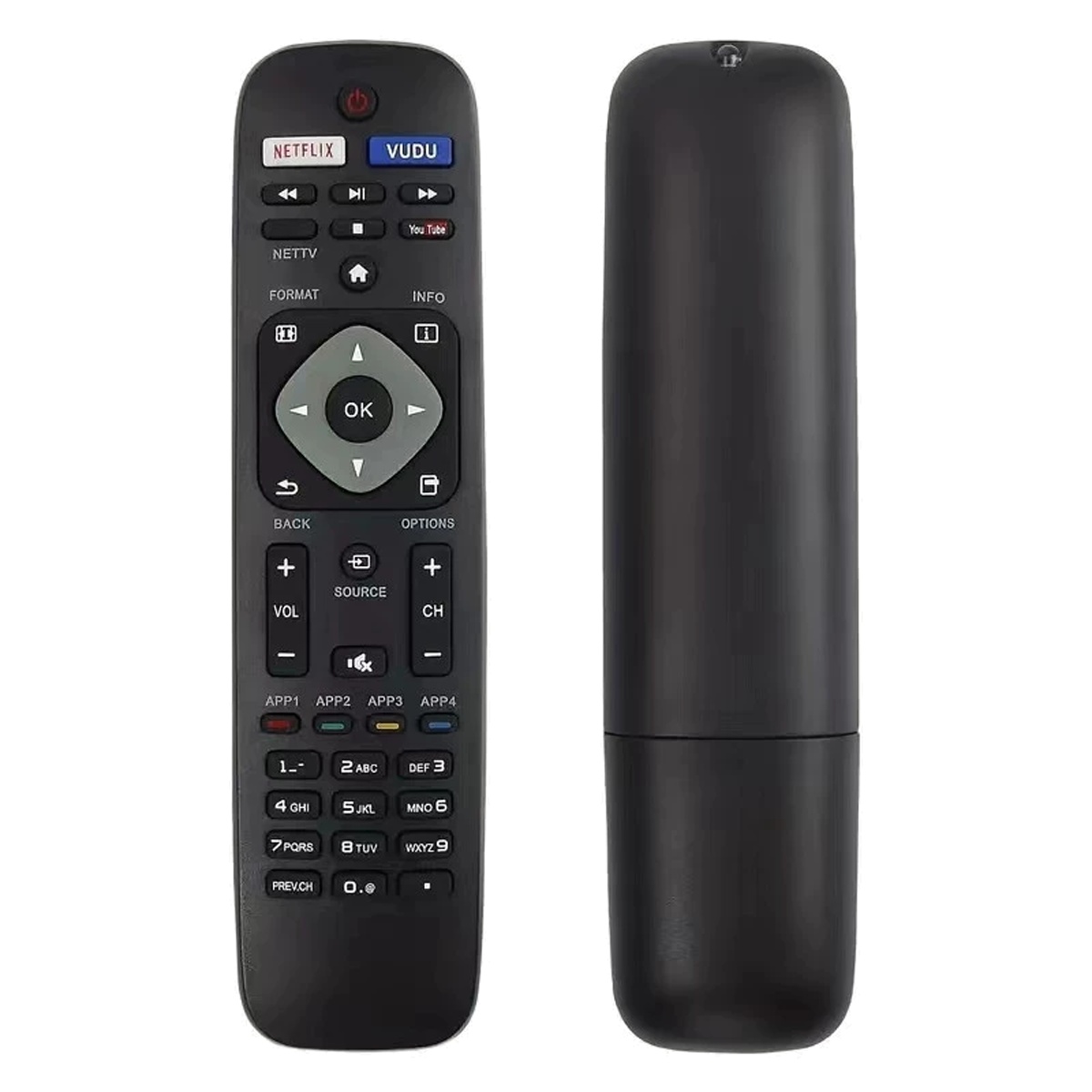 NH503UP Replacement Remote Control for Philips TVs — 6 Pack, No Programming, 2x AAA