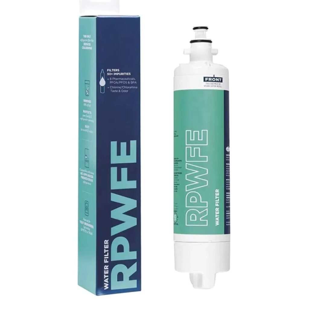 RPWFE Refrigerator Water Filter — Replacement for GE RPWFE (No Chip), Sold Individually